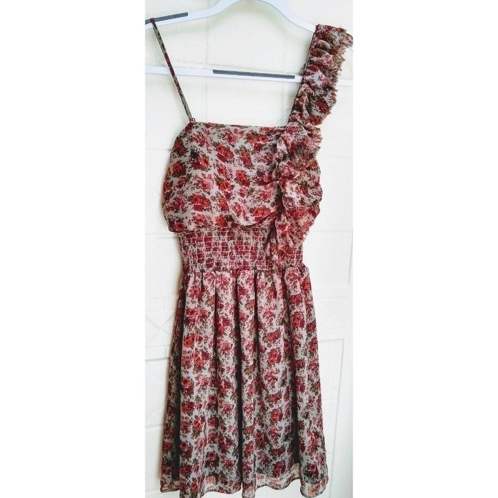 Forever 21 Floral/Poppy Print Dress - Size Medium